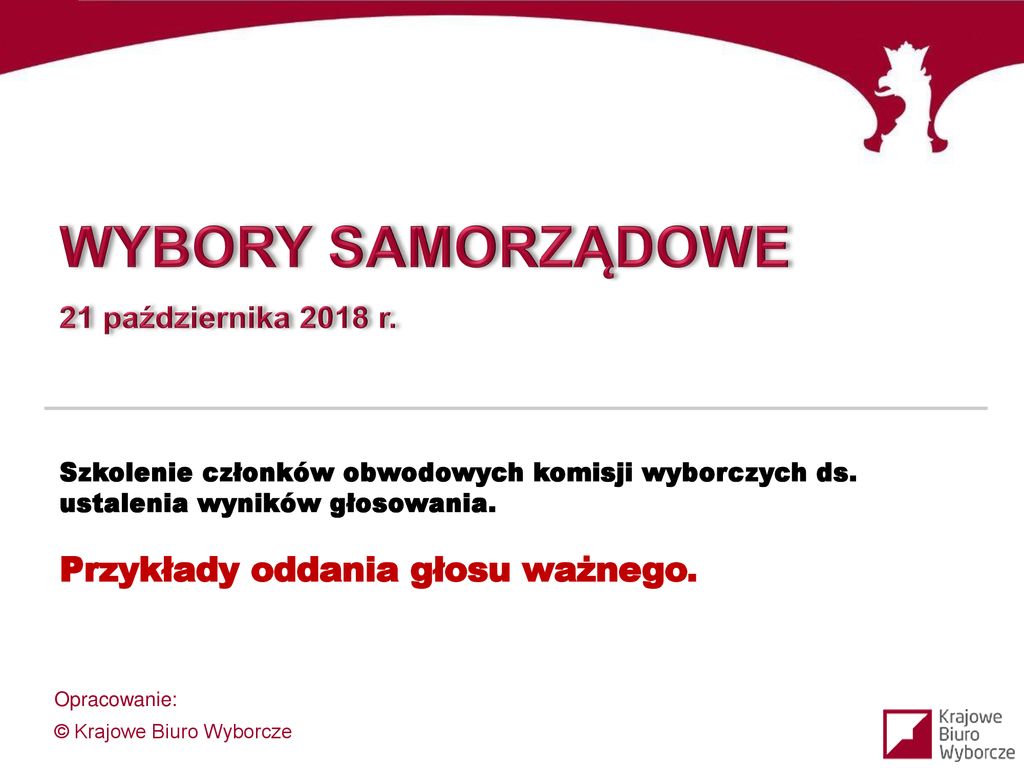 Wybory Samorz Dowe Przyk Ady Oddania G Osu Wa Nego Ppt Pobierz